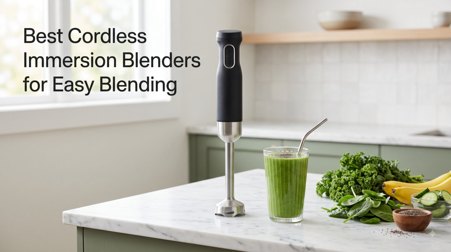 Best Cordless Immersion Blenders for Easy Blending