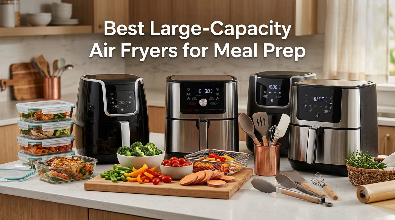 Best Large-Capacity Air Fryers for Meal Prep