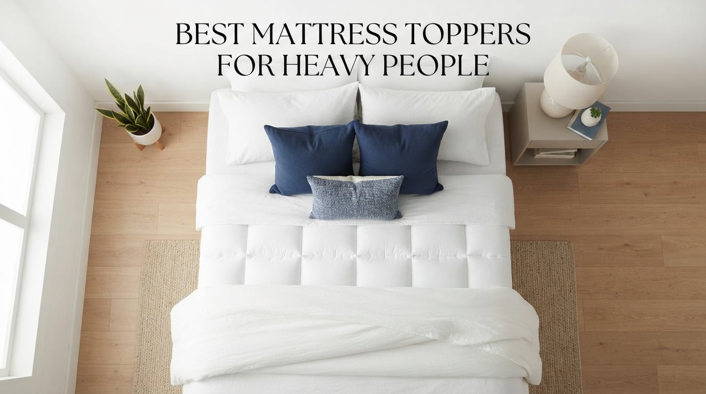 Best Mattress Toppers for Heavy People