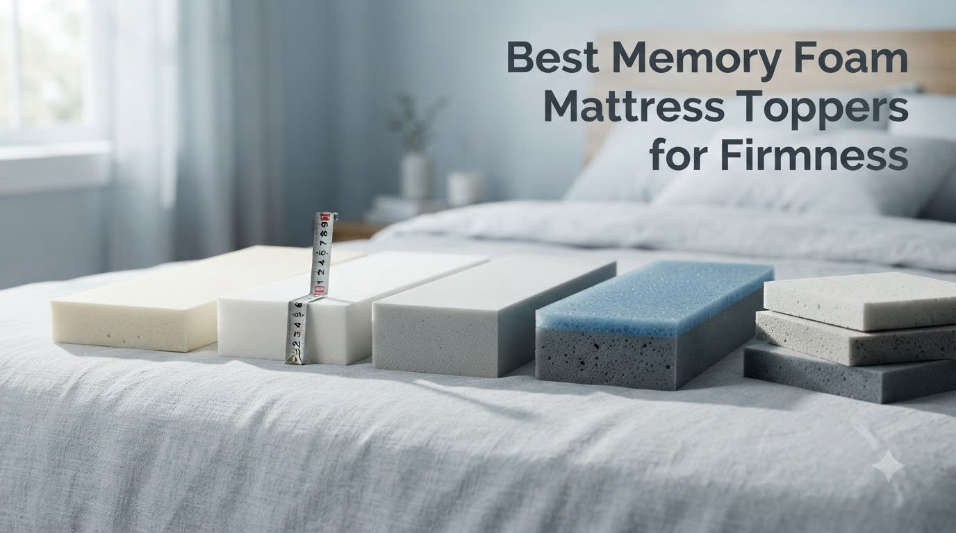 Best Memory Foam Mattress Toppers for Firmness