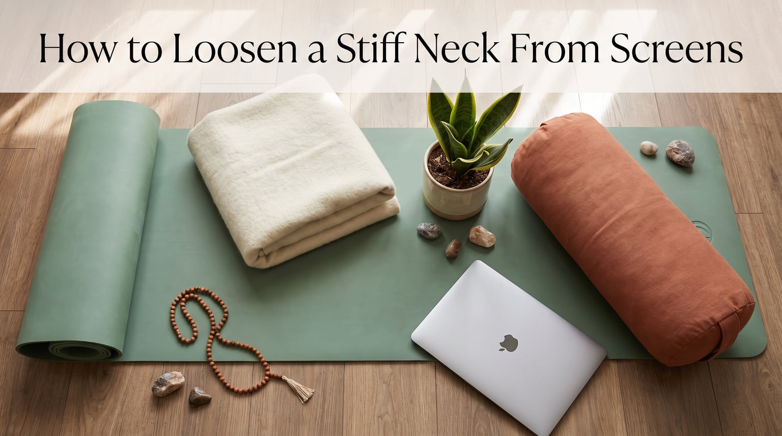 How to Loosen a Stiff Neck From Looking at Screens All Day
