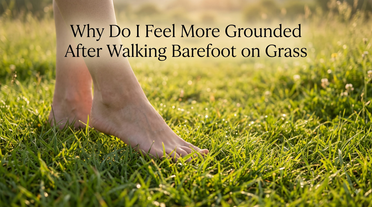 Why Do I Feel More Grounded After Walking Barefoot on Grass