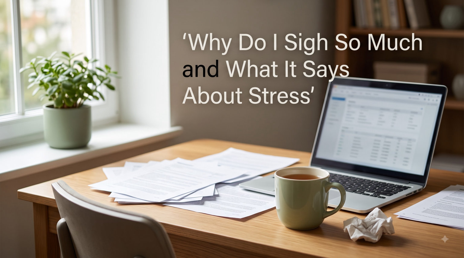 Why Do I Sigh So Much and What It Says About Stress