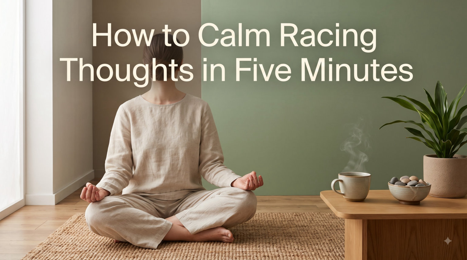 How to Calm Racing Thoughts in Five Minutes