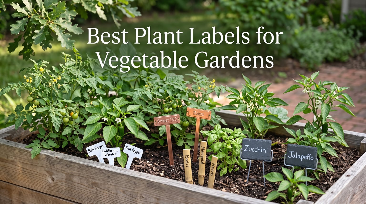 Best Plant Labels for Vegetable Gardens