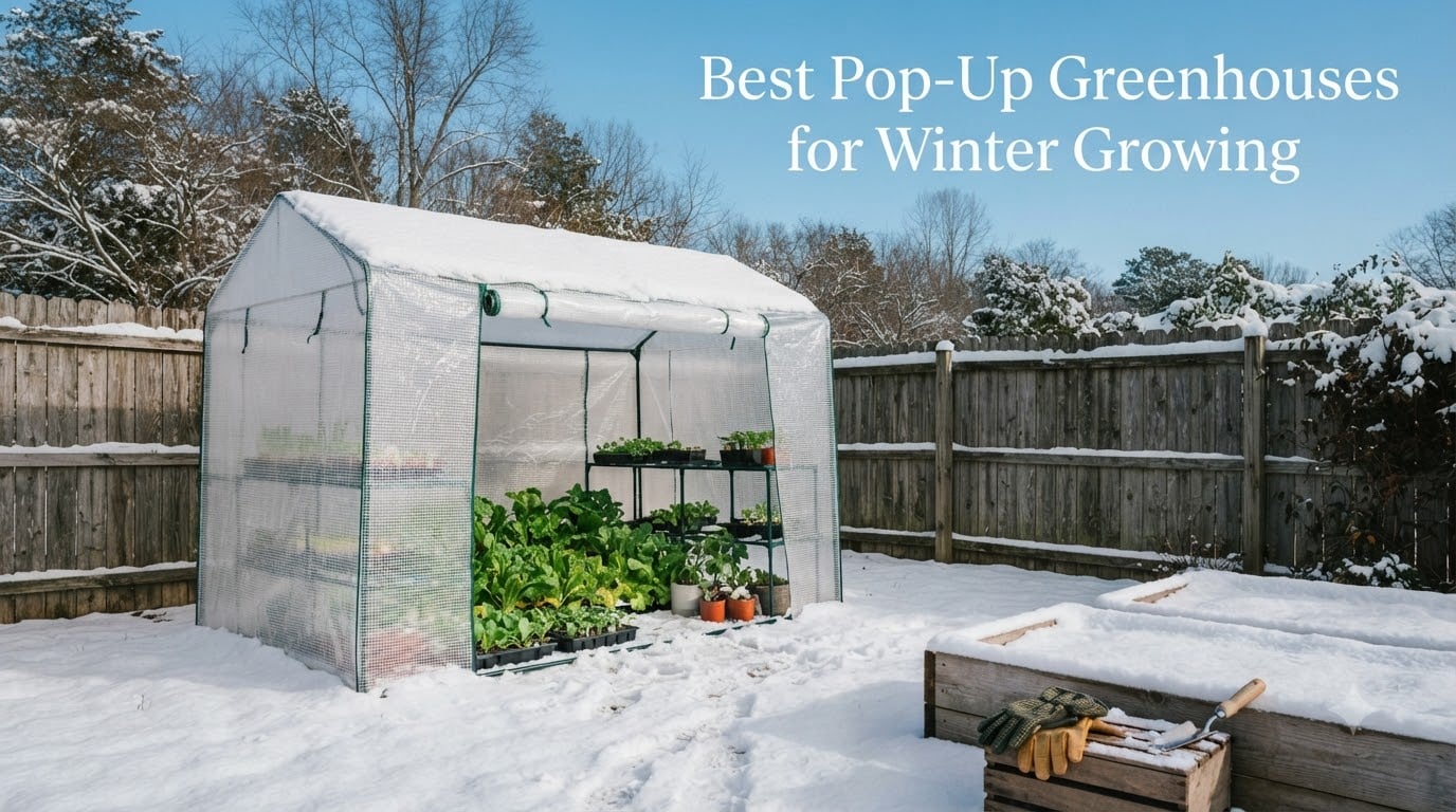 Best Pop-Up Greenhouses for Winter Growing
