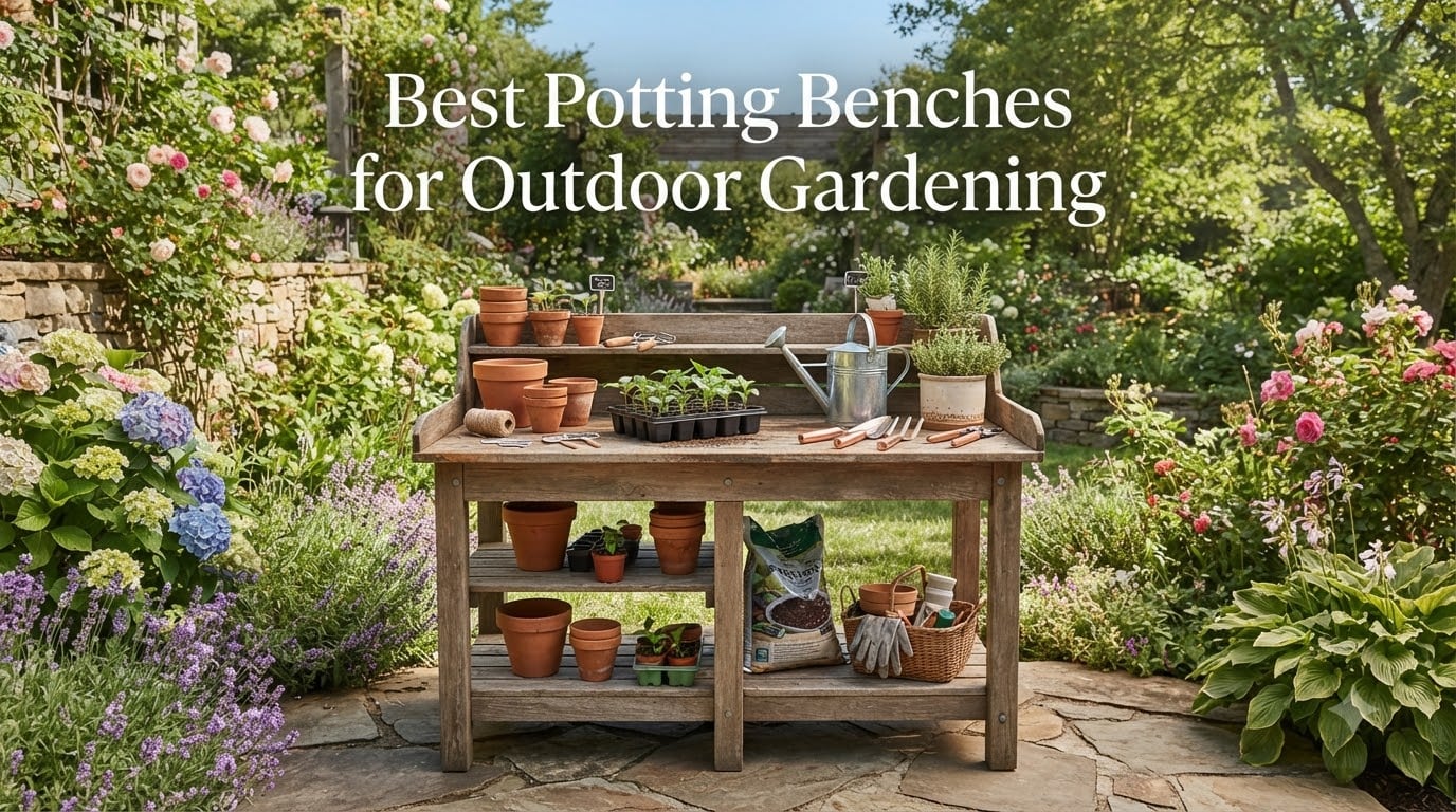 Best Potting Benches for Outdoor Gardening