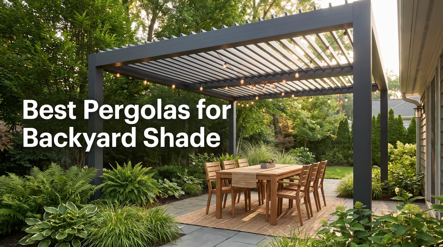 Best Pergolas for Backyard Shade