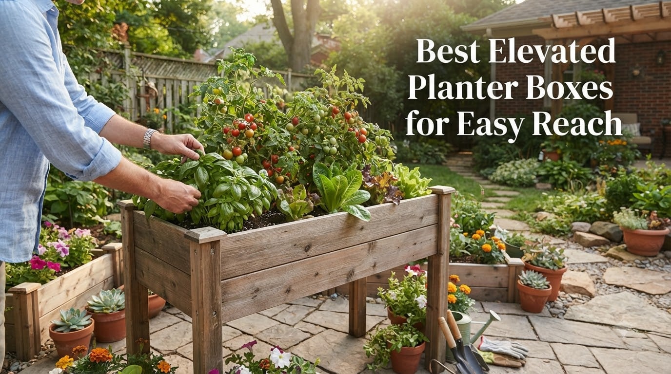 Best Elevated Planter Boxes for Easy Reach