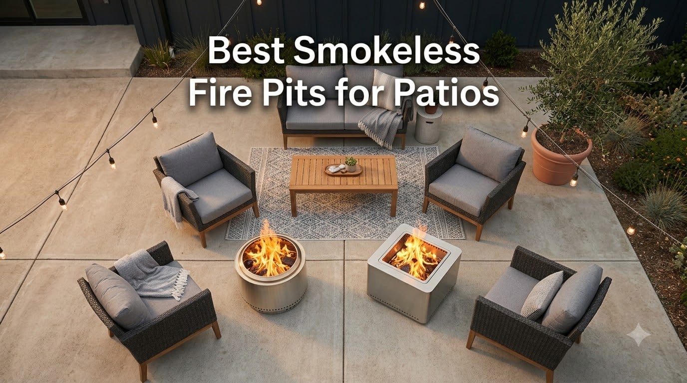 Best Smokeless Fire Pits for Patios