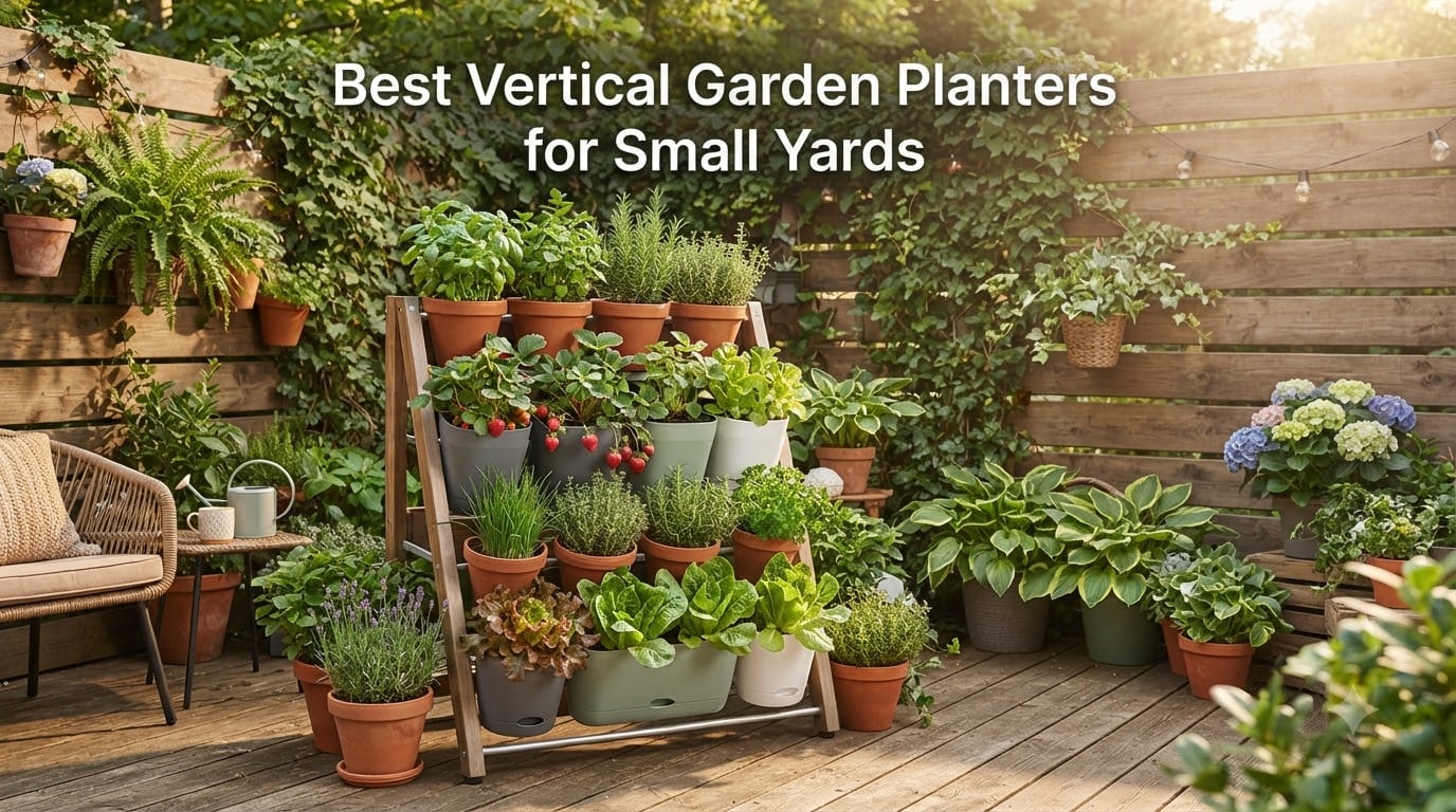 Best Vertical Garden Planters for Small Yards