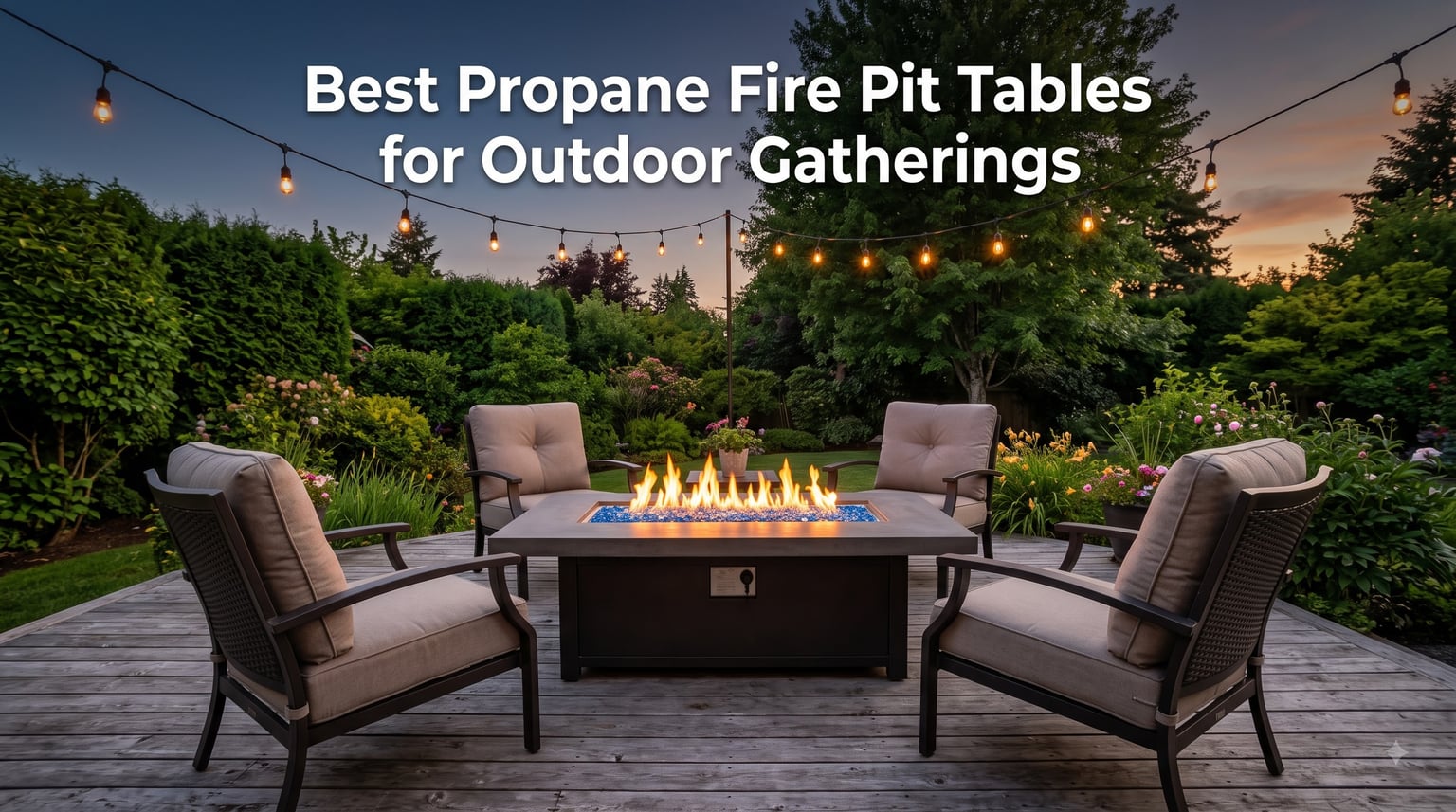 Best Propane Fire Pit Tables for Outdoor Gatherings