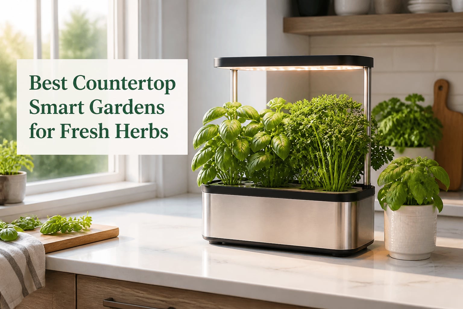 Best Countertop Smart Gardens for Fresh Herbs