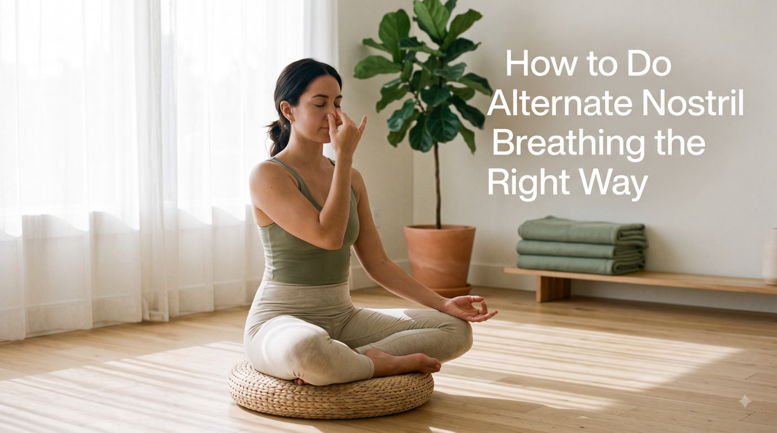 How to Do Alternate Nostril Breathing the Right Way