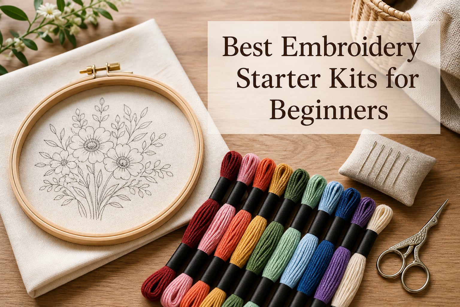 Best Embroidery Starter Kits for Beginners