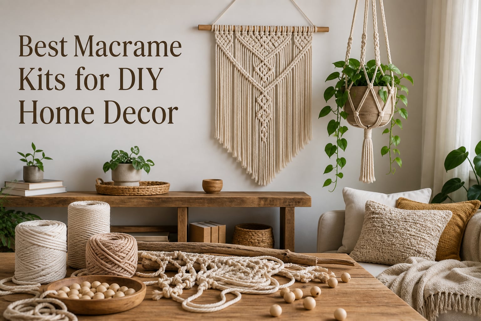 Best Macrame Kits for DIY Home Decor