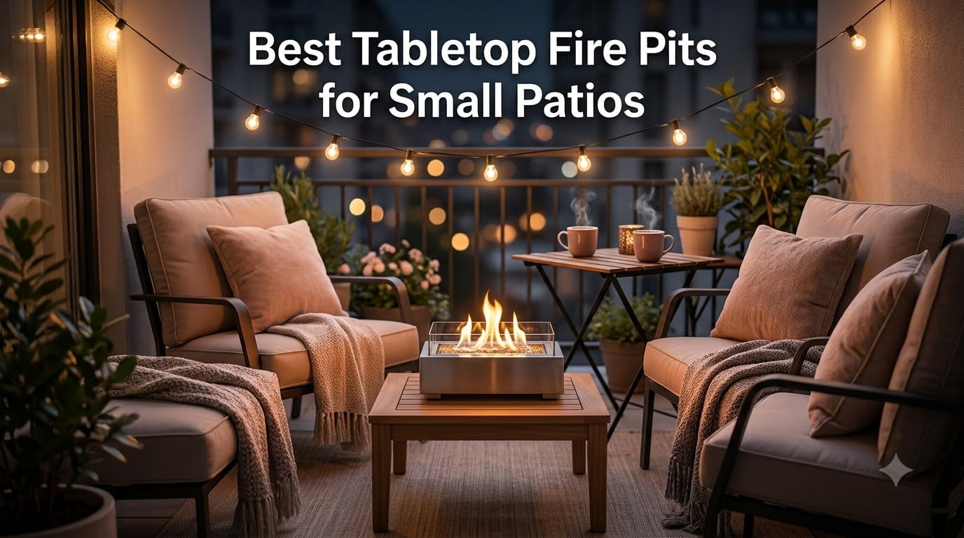 Best Tabletop Fire Pits for Small Patios