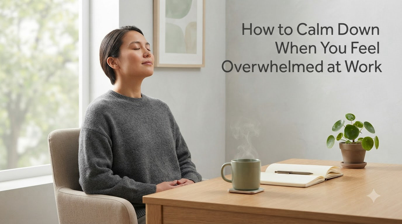 How to Calm Down When You Feel Overwhelmed at Work