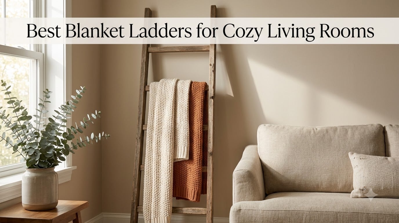 Best Blanket Ladders for Cozy Living Rooms