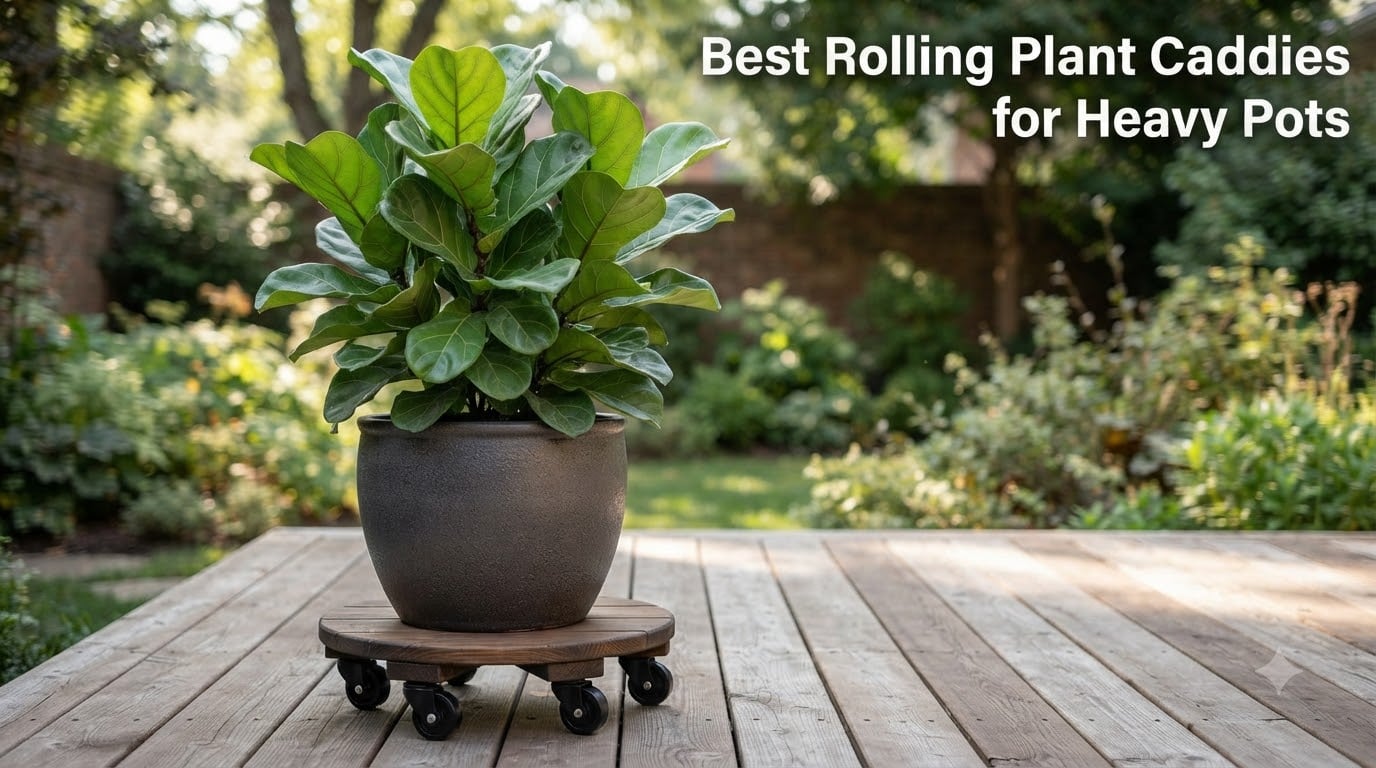 Best Rolling Plant Caddies for Heavy Pots