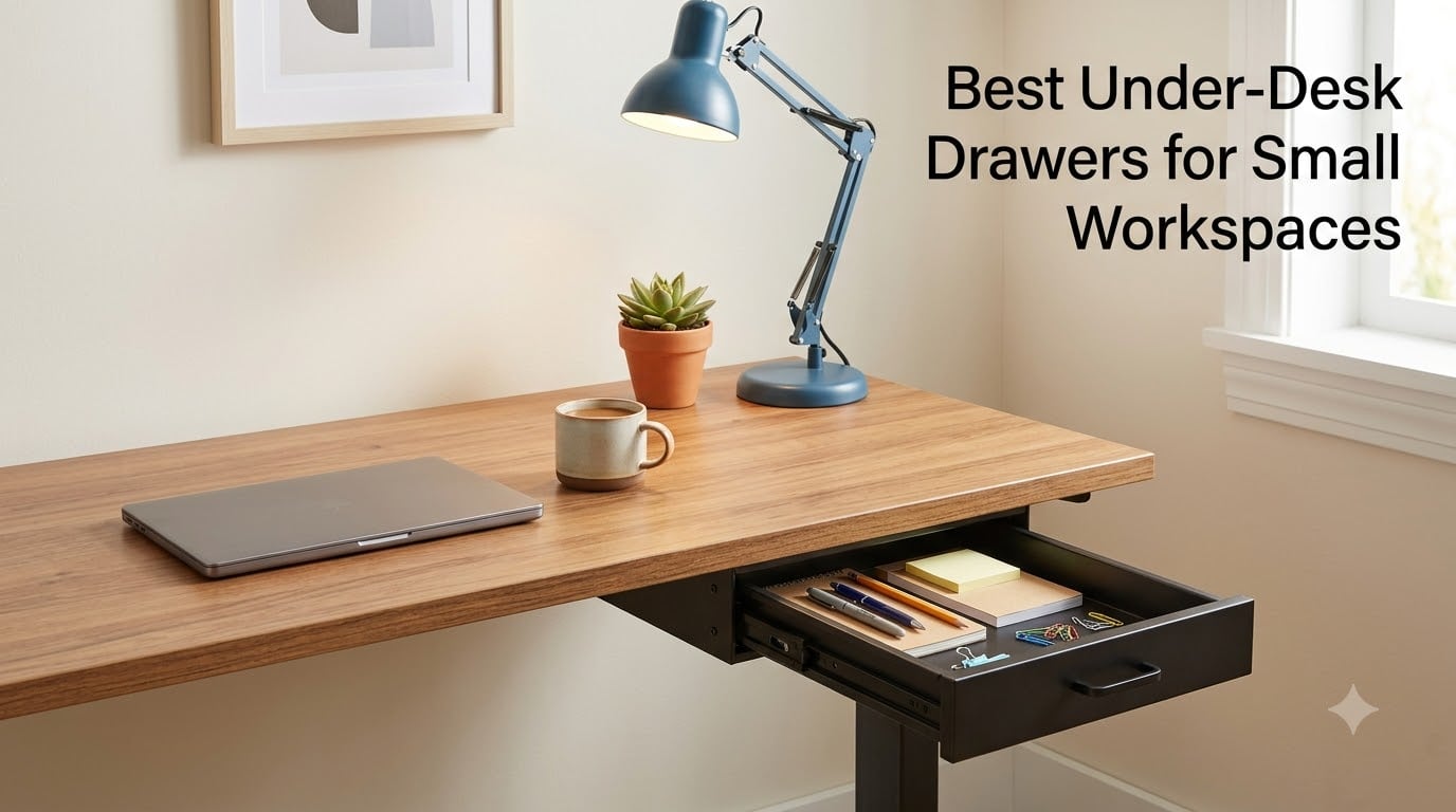 Best Under-Desk Drawers for Small Workspaces