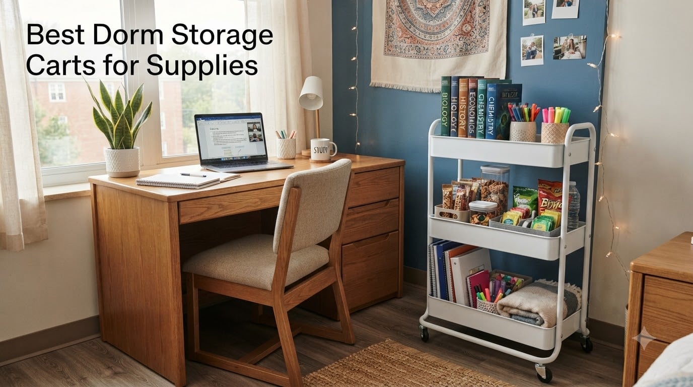 Best Dorm Storage Carts for Supplies