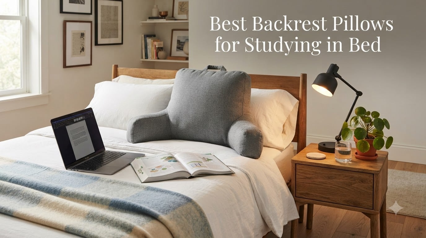 Best Backrest Pillows for Studying in Bed