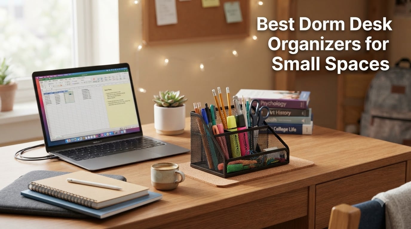 Best Dorm Desk Organizers for Small Spaces