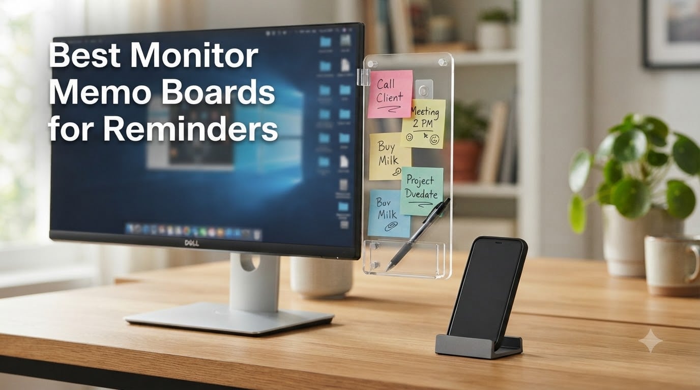 Best Monitor Memo Boards for Reminders