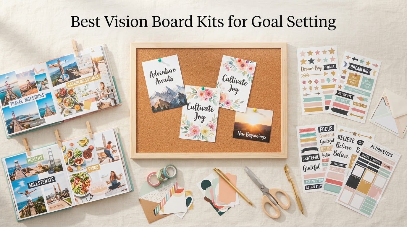 Best Vision Board Kits for Goal Setting