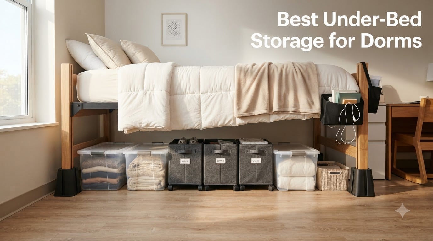 Best Under-Bed Storage for Dorms
