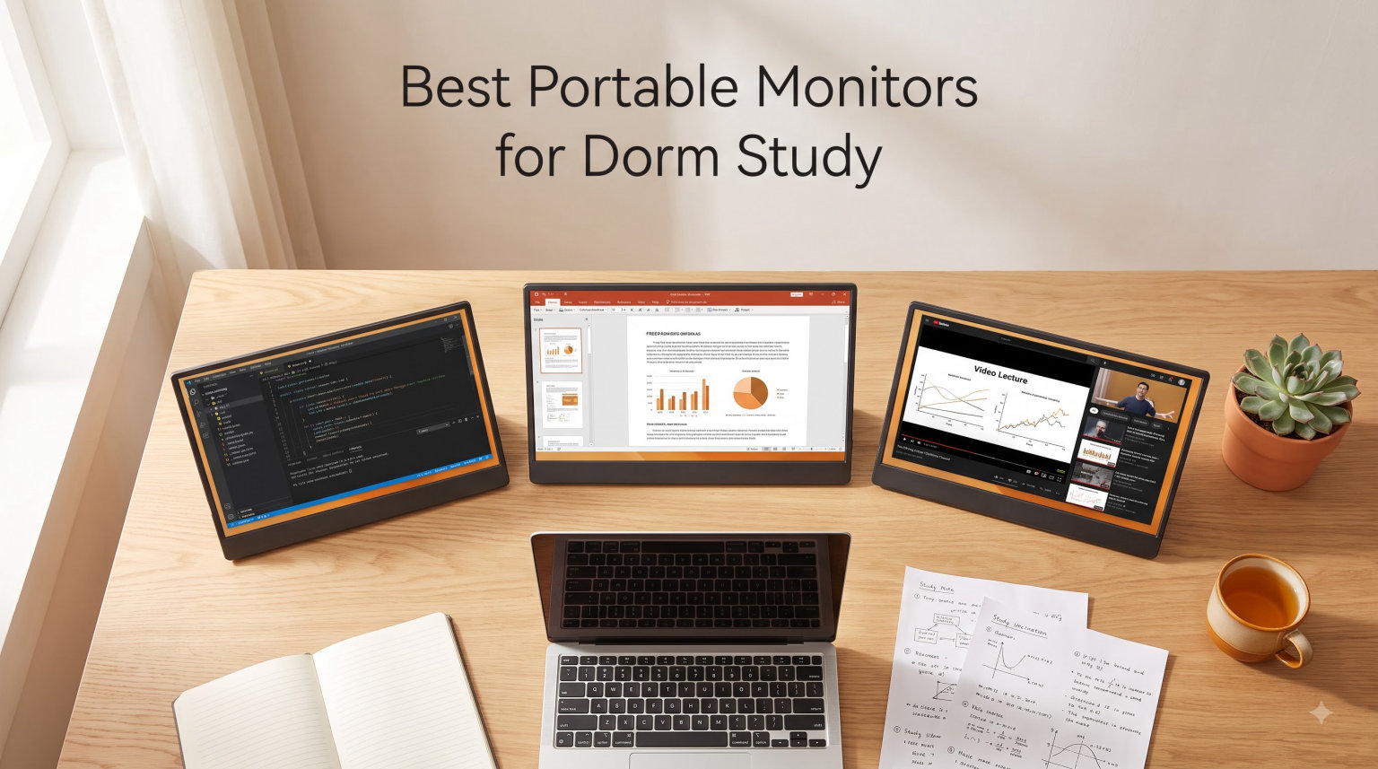 Best Portable Monitors for Dorm Study