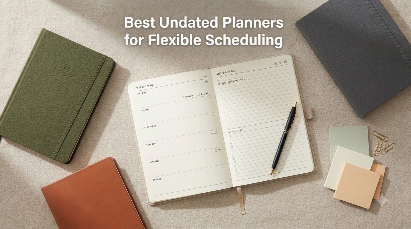 Best Undated Planners for Flexible Scheduling