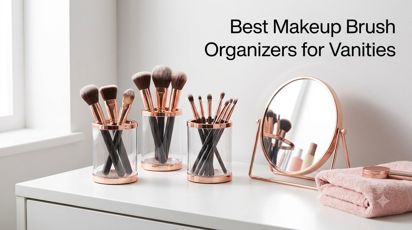 Best Makeup Brush Organizers for Vanities