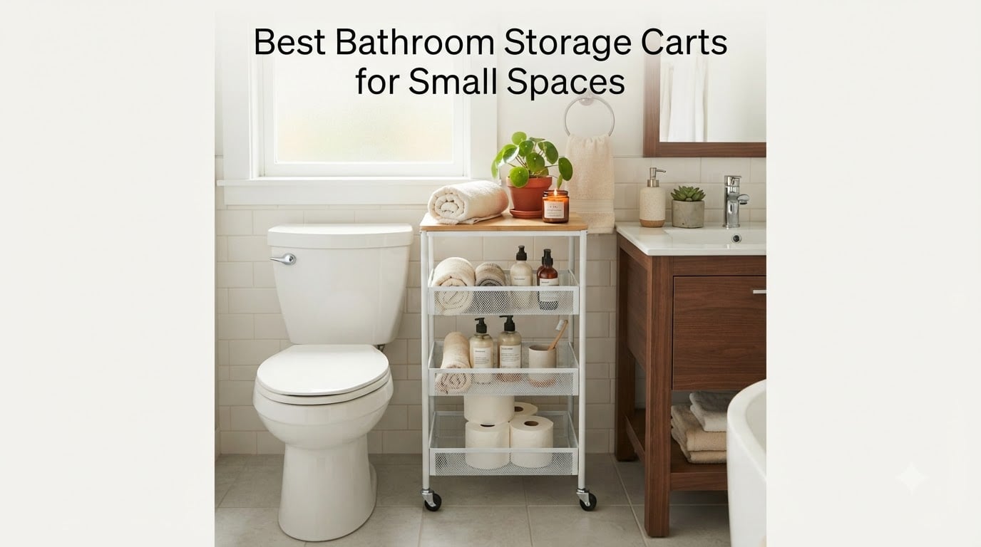 Best Bathroom Storage Carts for Small Spaces