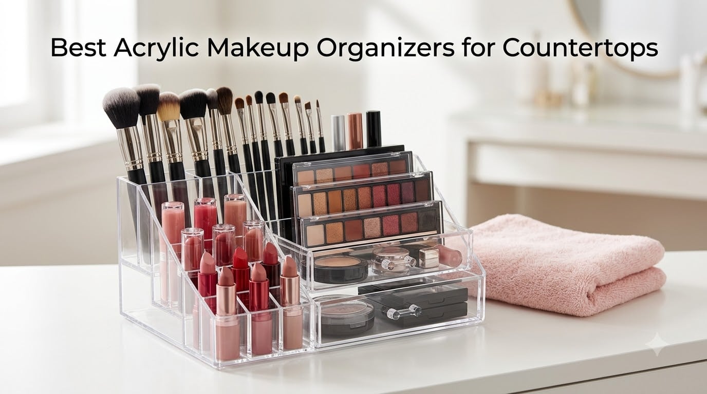 Best Acrylic Makeup Organizers for Countertops