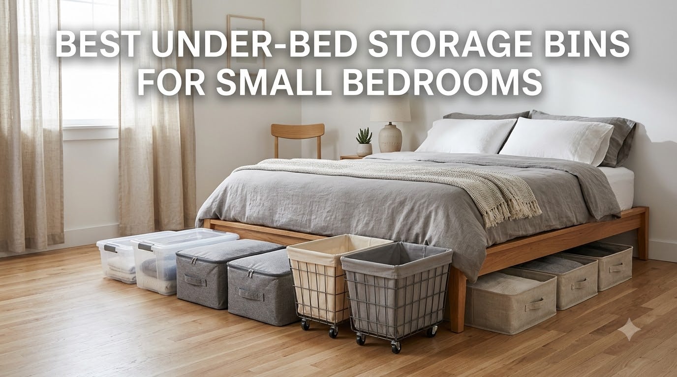 Best Under-Bed Storage Bins for Small Bedrooms
