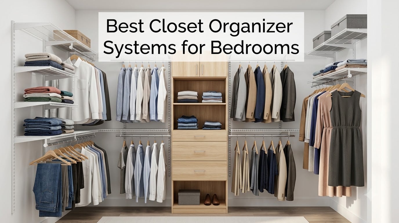 Best Closet Organizer Systems for Bedrooms