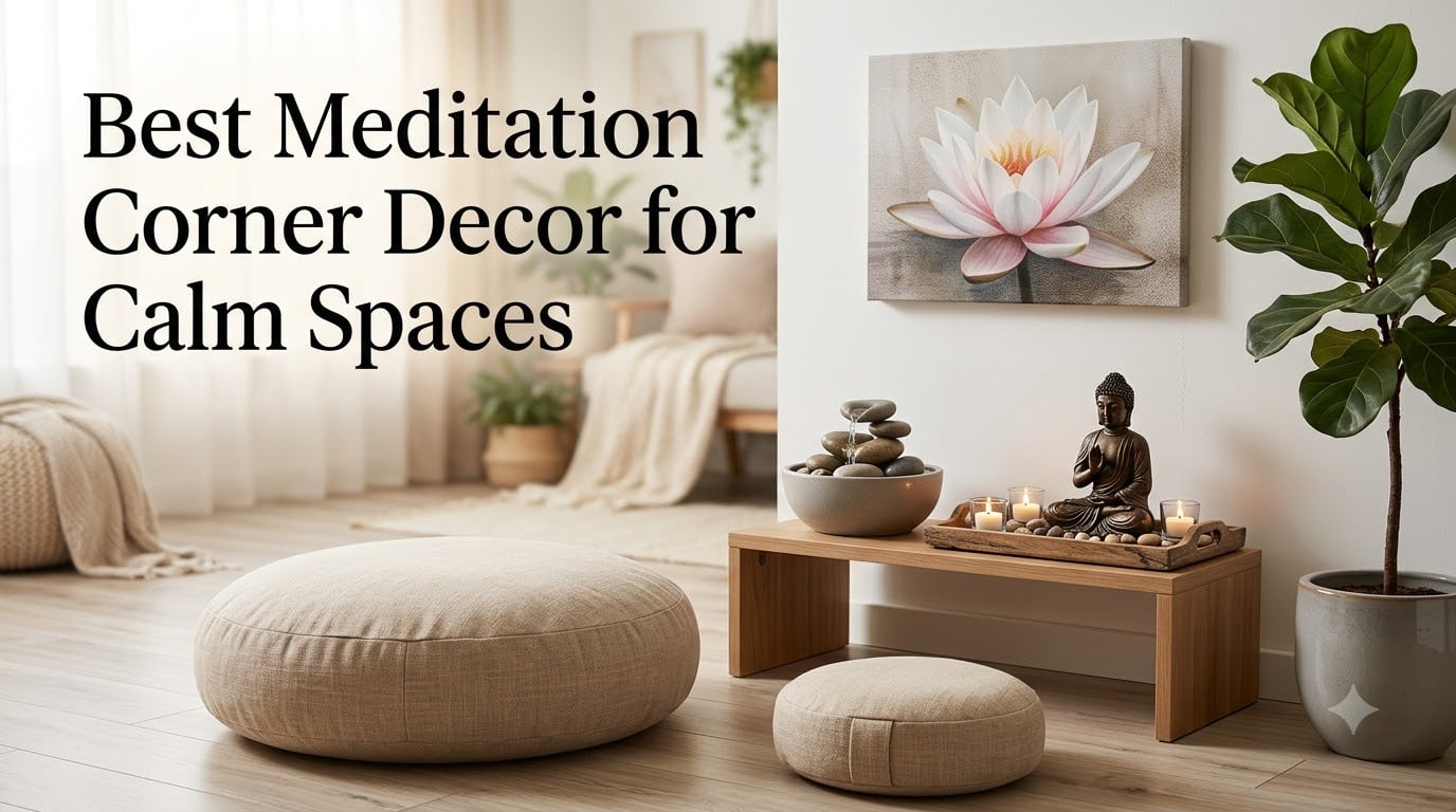 Best Meditation Corner Decor for Calm Spaces