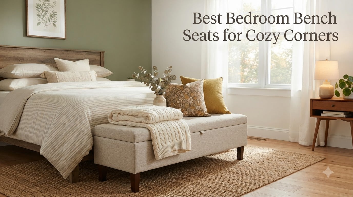Best Bedroom Bench Seats for Cozy Corners