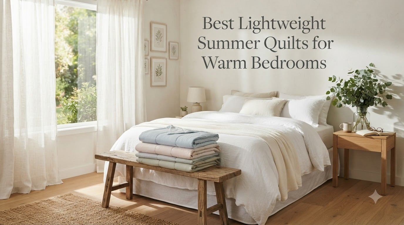 Best Lightweight Summer Quilts for Warm Bedrooms