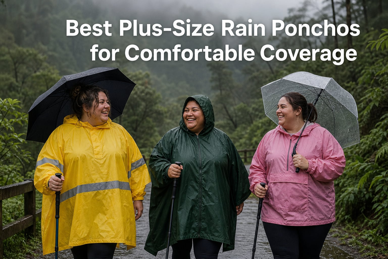 Best Plus-Size Rain Ponchos for Comfortable Coverage