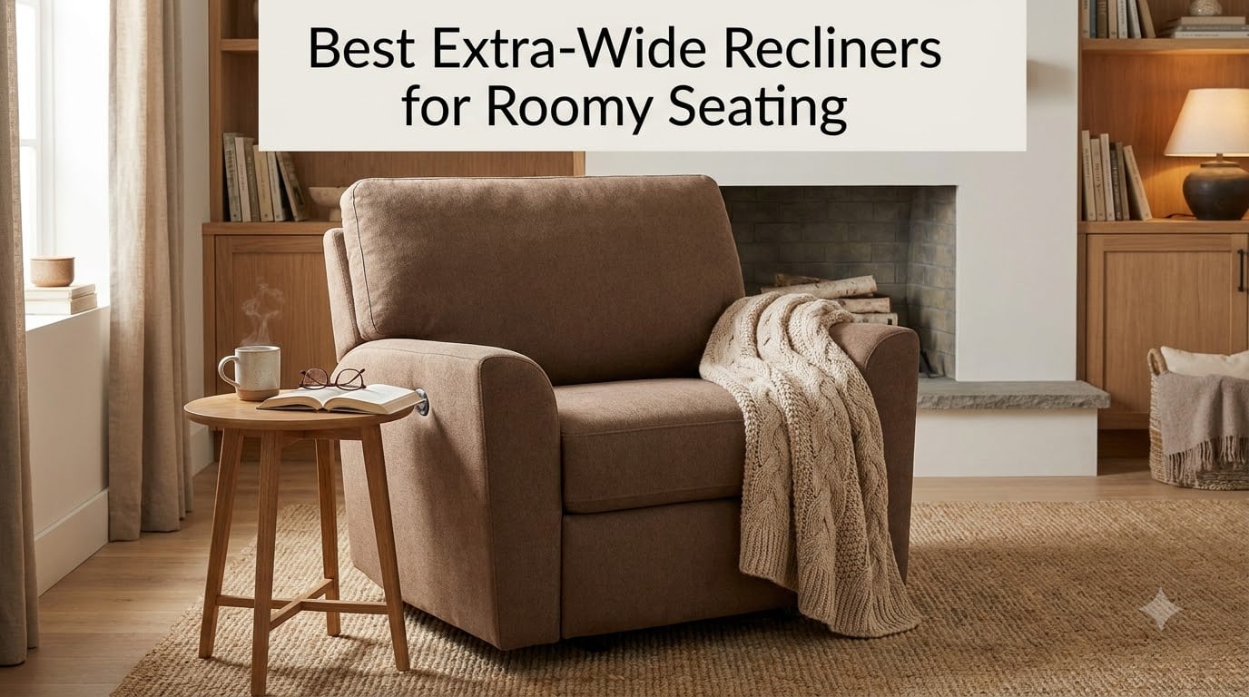 Best Extra-Wide Recliners for Roomy Seating