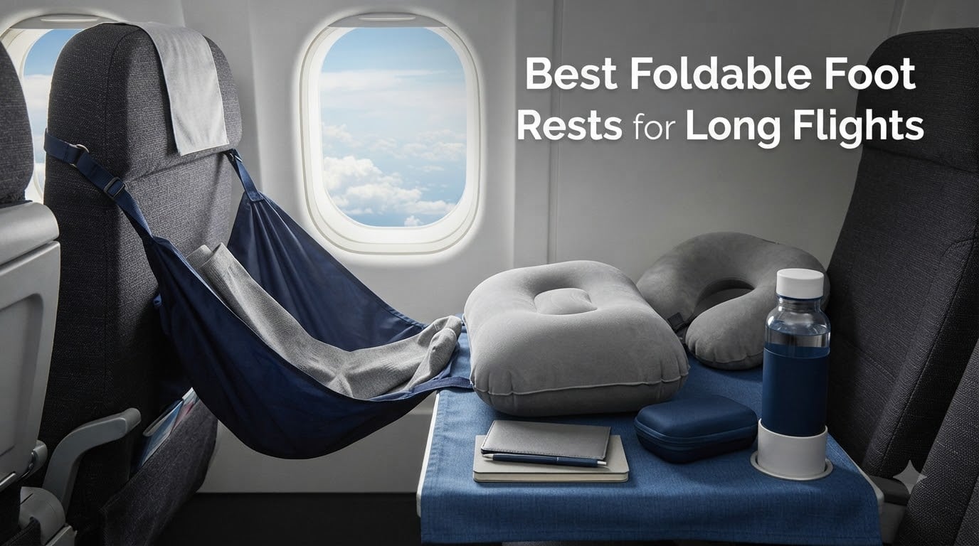 Best Foldable Foot Rests for Long Flights