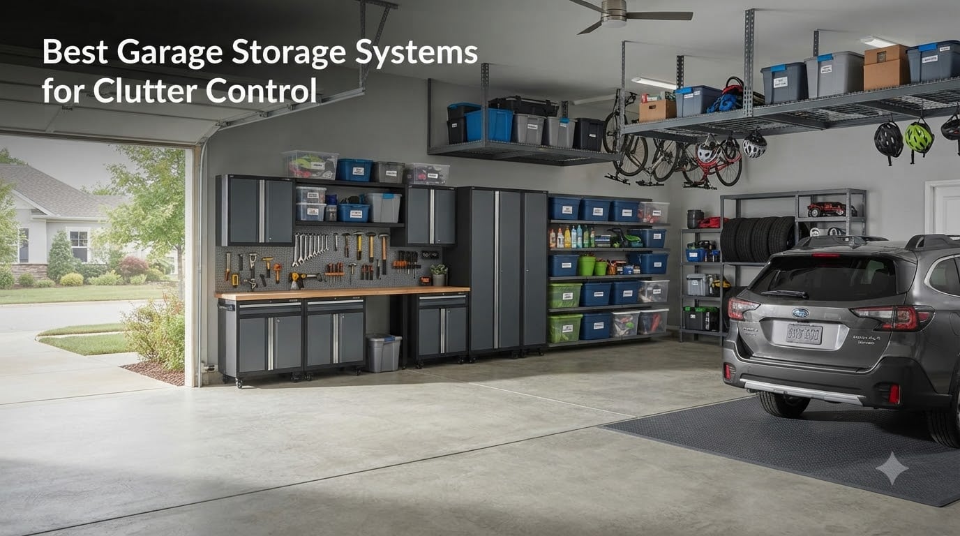 Best Garage Storage Systems for Clutter Control
