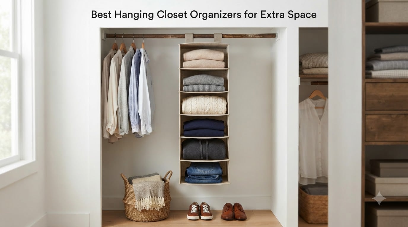 Best Hanging Closet Organizers for Extra Space