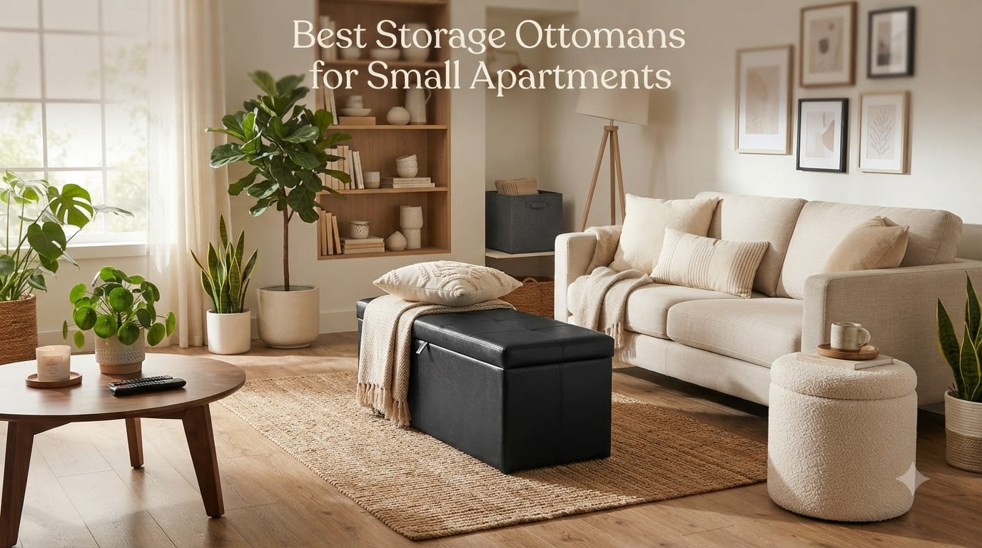 Best Storage Ottomans for Small Apartments