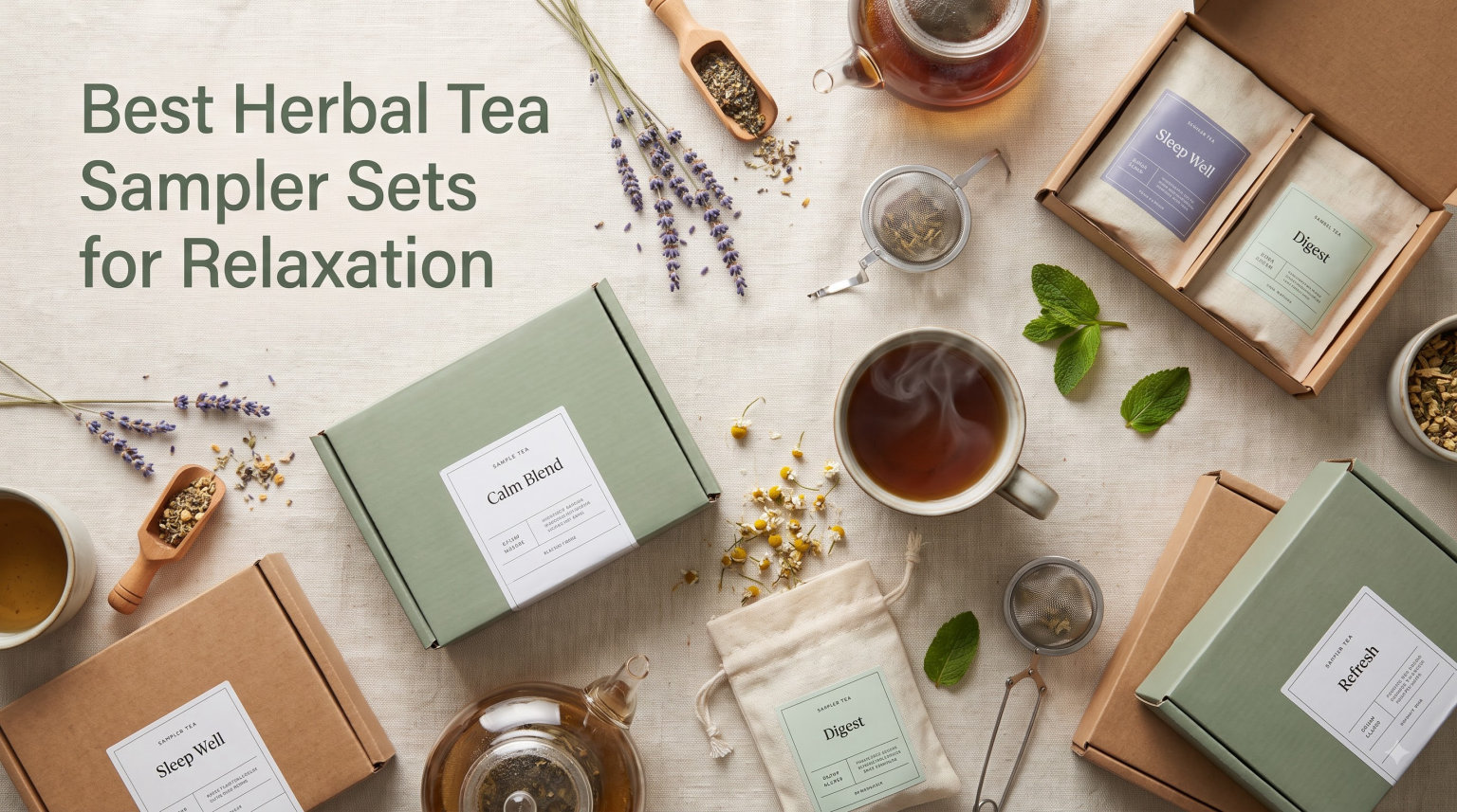 Best Herbal Tea Sampler Sets for Relaxation
