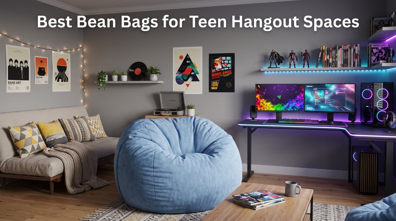 Best Bean Bags for Teen Hangout Spaces