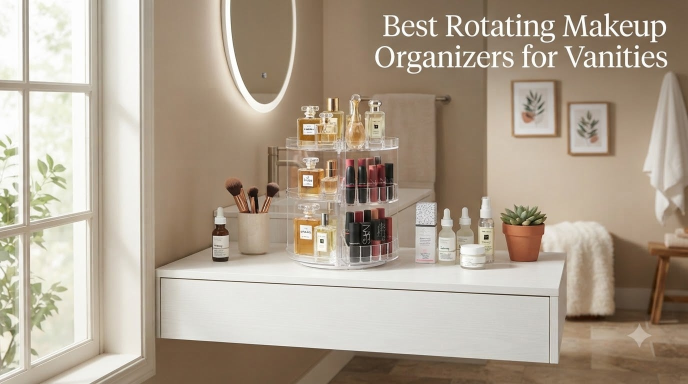 Best Rotating Makeup Organizers for Vanities
